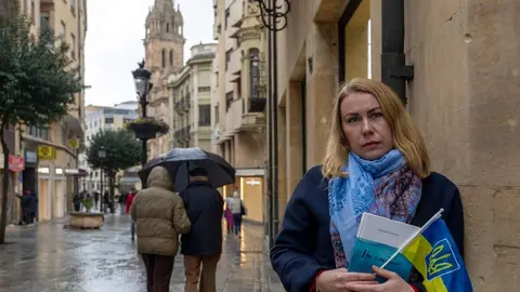 Natalia Polishchuck, ucraniana asentada en Salamanca. Foto: David Arranz.