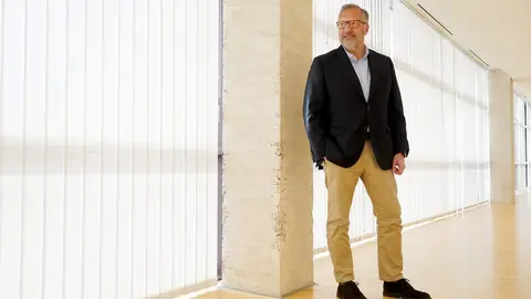 Carlos Pollán, candidato a la presidencia de la Junta de Castilla y León por Vox. Foto: Leticia Pérez.