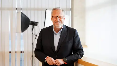 Carlos Pollán, candidato a la presidencia de la Junta de Castilla y León por Vox. Foto: Leticia Pérez.
