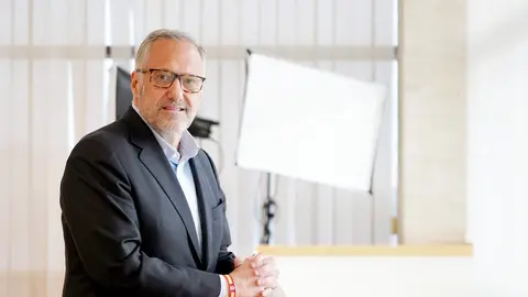 Carlos Pollán, candidato a la presidencia de la Junta de Castilla y León por Vox. Foto: Leticia Pérez.