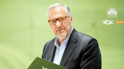 Carlos Pollán, candidato a la presidencia de la Junta de Castilla y León por Vox. Foto: Leticia Pérez.