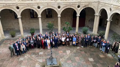 La Diputación de León rinde homenaje al personal jubilado durante 2025. Foto: Diputación de León.