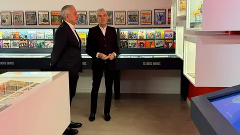 Nicanor Sen visita la Fundación Club 45 de Santa Colomba de Somoza junto a Alex Cooper. Fotos: Sub. Gob. León.