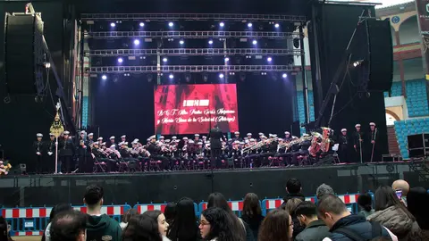 Celebración de Al Brazo y al Hombro Fest, festival que reúne por primera vez a bandas de música de cofradías de Castilla y León, Galicia y Andalucía. Fotos: Peio García