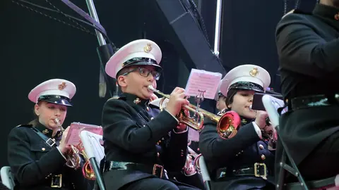 Celebración de Al Brazo y al Hombro Fest, festival que reúne por primera vez a bandas de música de cofradías de Castilla y León, Galicia y Andalucía. Fotos: Peio García