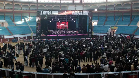Celebración de Al Brazo y al Hombro Fest, festival que reúne por primera vez a bandas de música de cofradías de Castilla y León, Galicia y Andalucía. Fotos: Peio García
