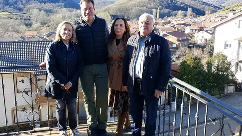 Visita a Prioro de la candidatura del PP este domingo. Foto: PP