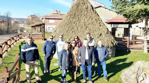 Visita a Prioro de la candidatura del PP este domingo. Foto: PP