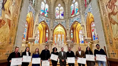 Nombramiento de los medios de comunicación como embajadores del Palacio de Gaudí de Astorga, con motivo del centenario de la muerte del arquitecto catalán.
