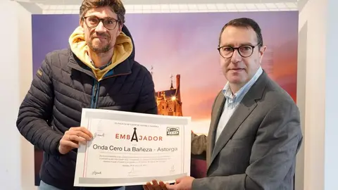 Nombramiento de los medios de comunicación como embajadores del Palacio de Gaudí de Astorga, con motivo del centenario de la muerte del arquitecto catalán.