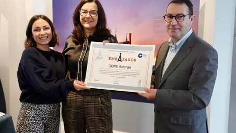 Nombramiento de los medios de comunicación como embajadores del Palacio de Gaudí de Astorga, con motivo del centenario de la muerte del arquitecto catalán.