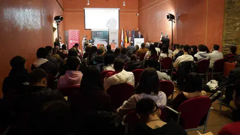 Apertura de las 'Jornadas Somos Futuro 2.0', organizadas por la Cámara de Comercio en Ponferrada. Foto: César Sánchez.