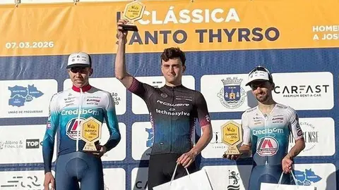 Technosylva Rower Bembibre brilla en Galicia y Portugal en élite-sub23. Adrián Lozano y Gabriel Baptista destacan en la Rutas Xacobeas y la Clássica de Santo Tirso, consolidando la buena arrancada de la temporada para el equipo leonés.