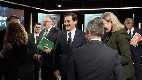 Debate candidatos a la presidencia de la Junta. Foto: Eduardo Margareto