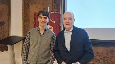 La Casa de León en Madrid fue escenario este jueves 12 de marzo de una charla dedicada al 'cambio climático', impartida por el ingeniero industrial Santiago Sabugal García. Foto: Casa de León.