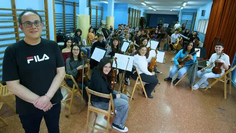 La Orquesta Sinfónica de Ponferrada viajará este verano a Taiwán. Foto: César Sánchez.