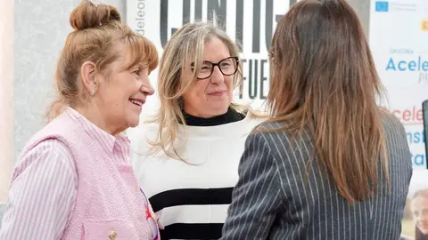 El alcalde de León, José Antonio Diez, asiste al encuentro 'Emprendimiento Femenino en la Hostelería, para visibilizar el talento, liderazgo, emprendimiento y aportación de las mujeres del sector en la provincia. Foto: Campillo.