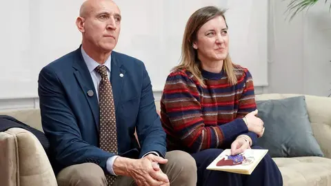 El alcalde de León, José Antonio Diez, asiste al encuentro 'Emprendimiento Femenino en la Hostelería, para visibilizar el talento, liderazgo, emprendimiento y aportación de las mujeres del sector en la provincia. Foto: Campillo.
