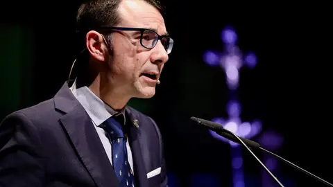 Acto de proclamación del pregón oficial de la Semana Santa de León a cargo de Carlos García Rioja. Foto: Campillo