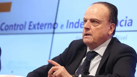 El presidente del Consejo de Cuentas de Castilla y León, Mario Amilivia, interviene en el Encuentro de Alto Nivel organizado por el Tribunal de Cuentas, en colaboración con la Iniciativa de Desarrollo de la Asociación Internacional de Entidades Fiscalizadoras Superiores. Foto: Juan Lázaro.