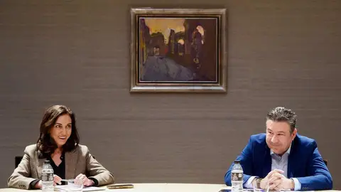 El presidente del PPCyL se reúne con UPL tras las elecciones autonómicas. Fotos: Leticia Pérez