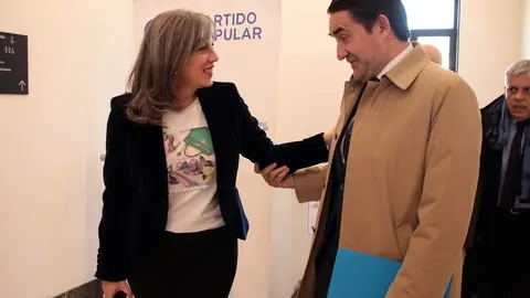 El presidente de la Junta Gestora del PP de León, Juan Carlos Suárez-Quiñones, ha comparecido para hacer un balance de los “muy buenos” resultados obtenidos por la formación en la provincia en las recientes elecciones autonómicas. Fotos: Peio García