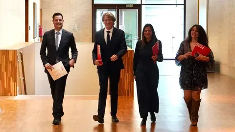 El secretario general del PSCyL, Carlos Martínez, tildó hoy de “estéril” e “inútil” la ronda de reuniones del presidente del PP de Castilla y León, Alfonso Fernández Mañueco, con los partidos que estarán representados en las nuevas Cortes, y aseguró que lo había visto “más cansado”, “ausente” y “nervioso que nunca”.