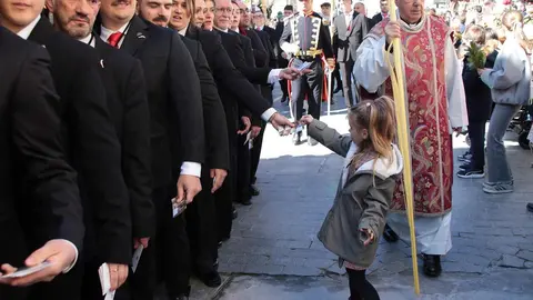 La Procesión de las Palmas inaugura la Semana Santa en una mañana cargada de devoción. Fotos: Peio García