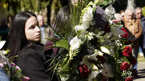 Homenaje del Ayuntamiento de Villablino (León) a los mineros fallecidos en el accidente de Cerredo (Asturias). Foto: César Sánchez.