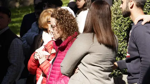 Homenaje del Ayuntamiento de Villablino (León) a los mineros fallecidos en el accidente de Cerredo (Asturias). Foto: César Sánchez.