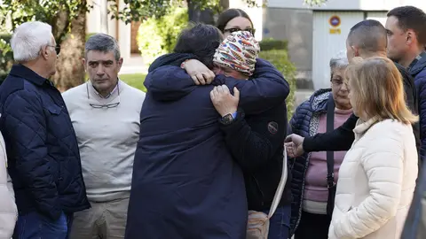 Homenaje del Ayuntamiento de Villablino (León) a los mineros fallecidos en el accidente de Cerredo (Asturias). Foto: César Sánchez.
