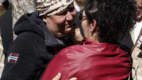 Homenaje del Ayuntamiento de Villablino (León) a los mineros fallecidos en el accidente de Cerredo (Asturias). Foto: César Sánchez.