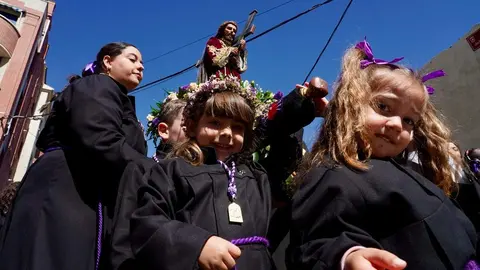 La Cofradía Nuestra Señora de las Angustias y Soledad de La Bañeza organiza la procesión del Santo Potajero, declarada de Interés Turístico Provincial. Foto: Campillo.