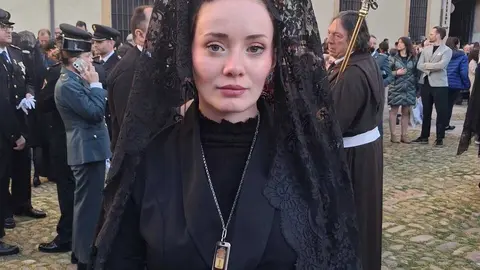 La cofradía centenaria de Minerva y Vera Cruz recorre León con siete de sus trece pasos en la cita central del Miércoles Santo. Foto: Isaac Llamazares.