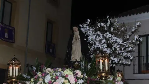 La cofradía centenaria de Minerva y Vera Cruz recorre León con siete de sus trece pasos en la cita central del Miércoles Santo. Foto: Isaac Llamazares.