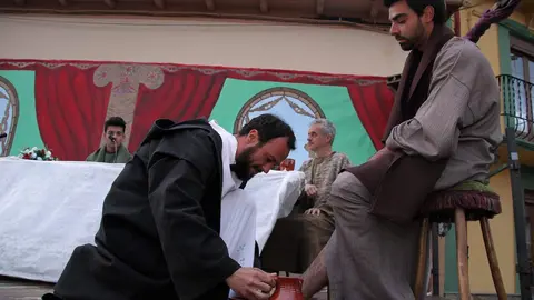 Medio siglo de pasión viviente en Jiménez de Jamuz. Fotos: Peio García