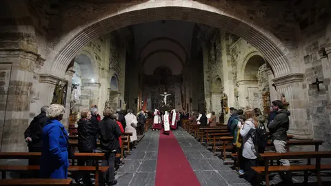 Procesión de la Pasión de Carracedelo. Foto: César Sánchez.