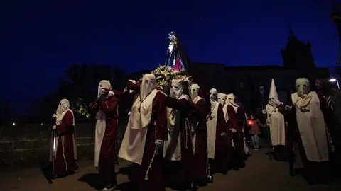 Procesión de la Pasión de Carracedelo. Foto: César Sánchez.