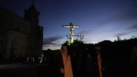 Procesión de la Pasión de Carracedelo. Foto: César Sánchez.