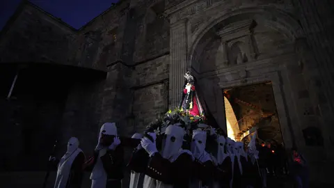 Procesión de la Pasión de Carracedelo. Foto: César Sánchez.