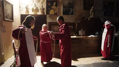 Procesión de la Pasión de Carracedelo. Foto: César Sánchez.