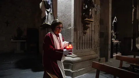 Procesión de la Pasión de Carracedelo. Foto: César Sánchez.