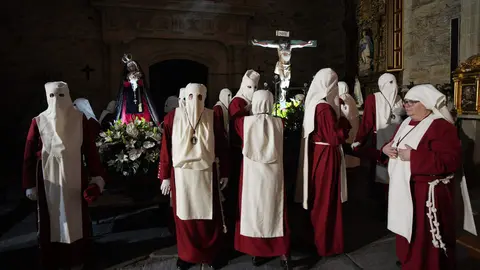 Procesión de la Pasión de Carracedelo. Foto: César Sánchez.