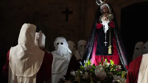 Procesión de la Pasión de Carracedelo. Foto: César Sánchez.