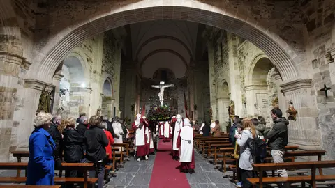 Procesión de la Pasión de Carracedelo. Foto: César Sánchez.