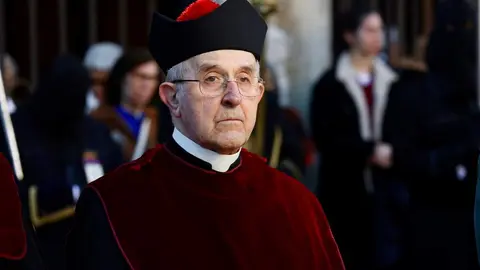 La Real Hermandad de Jesús Divino Obrero organiza la procesión del Encuentro de la Semana Santa de León. Foto: Campillo.