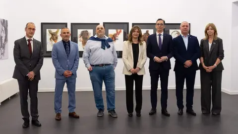 El centro cultural de la ULE acoge una exposición del francés Stéphane Levallois, colaborador de Marvel, Harry Potter, Piratas del Caribe o Jurassic Park, que reflexiona sobre el universo fantástico de Goya a través de uno de los personajes más emblemáticos del cómic y el cine contemporáneo. Foto: ULE.