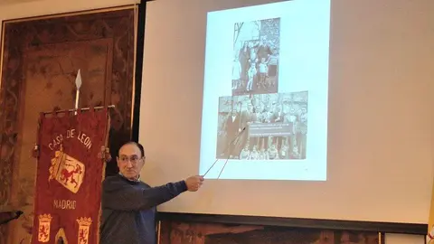 La embajada leonesa en Madrid acogió la emotiva presentación del libro de Senén Fernández 'Salamón. Recuerdos y vivencias'. Foto: Casa de León en Madrid.