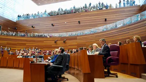 Sesión constitutiva de las Cortes de Castilla y León de la XII Legislatura. Foto: Leticia Pérez