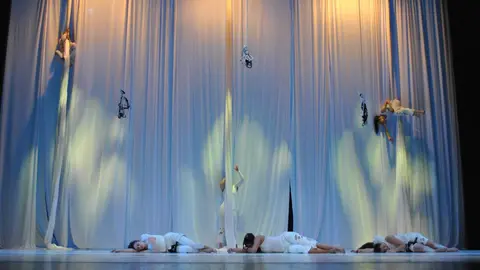 La Universidad de León estrenó con éxito en el Auditorio de León ‘Pneuma’, un proyecto europeo Erasmus+ de innovación pedagógica. Foto: ULE.